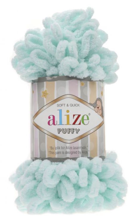 15 Пряжа Alize PUFFY - мята